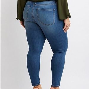Plus Size Skin Tight Legging Jeans